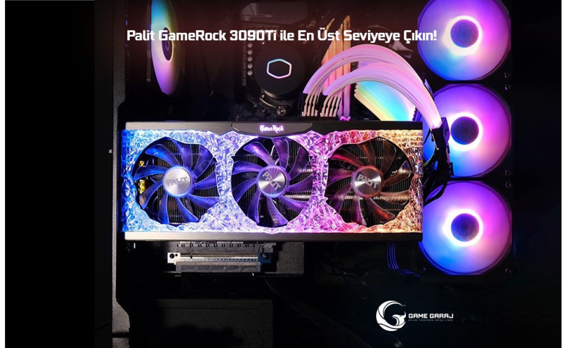 Palit GameRock 3090Ti ile En Üst Seviyeye Çıkın! Palit GameRock 3090Ti ile En Üst Seviyeye Çıkın!